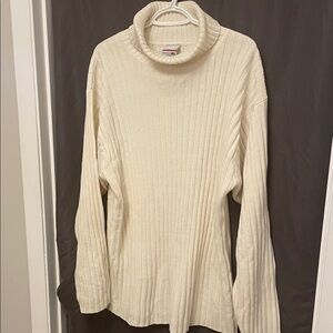 South Pole Cream Turtleneck Sweater Size Large